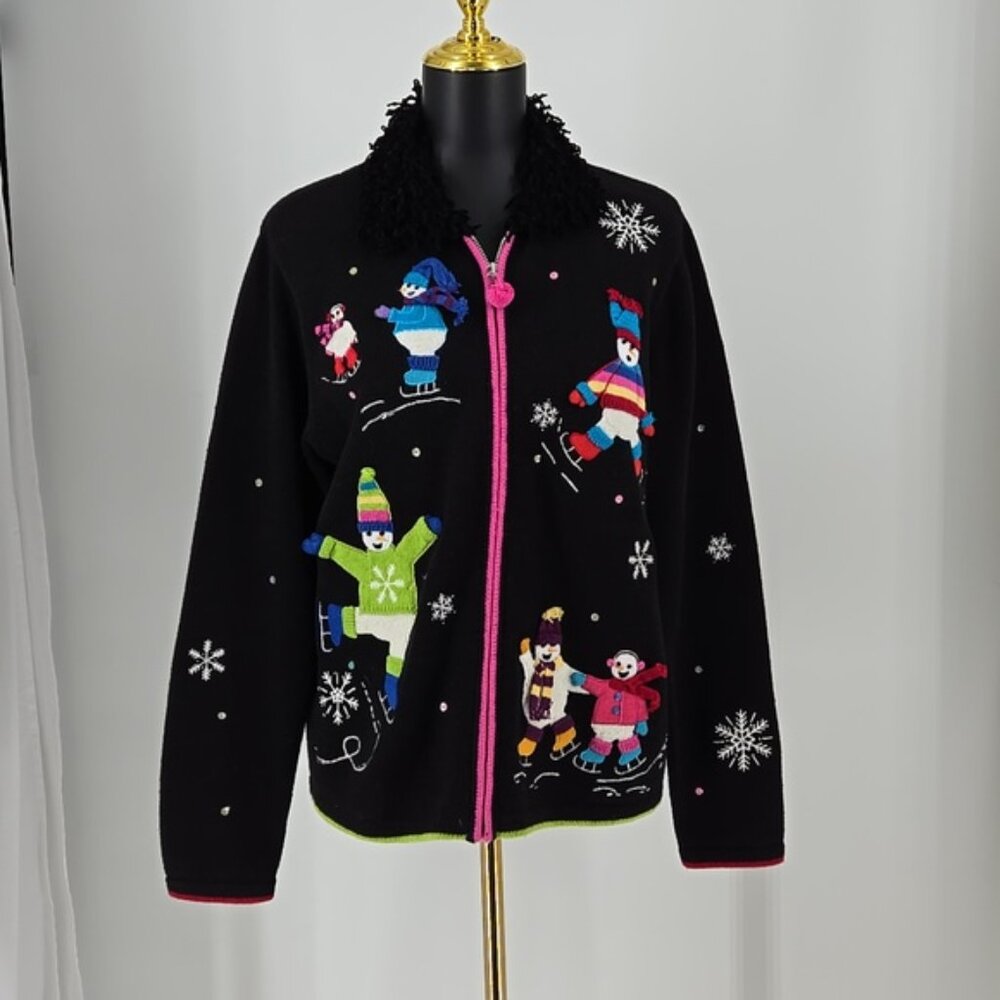 Karen Scott Snowman Christmas Sweater